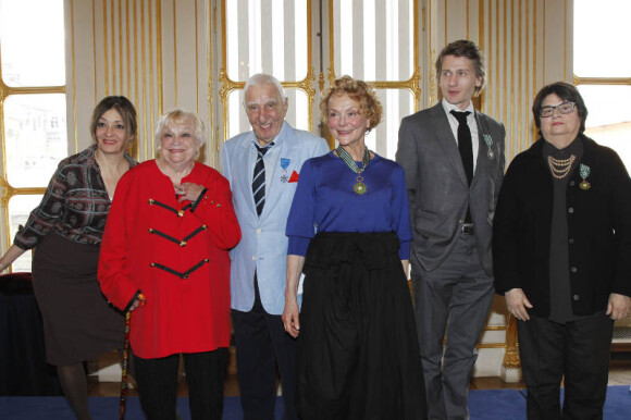 Catherine Ringer, Perrette Souplex, Charles Gérard, Marilú Marini, Stanislas Mehrar et Françoise Huguier, à Paris le 20 avril 2012.