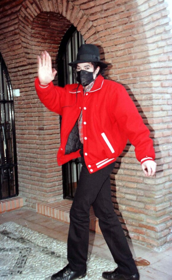 Michael Jackson à Marbella, le 28 mars 1997.