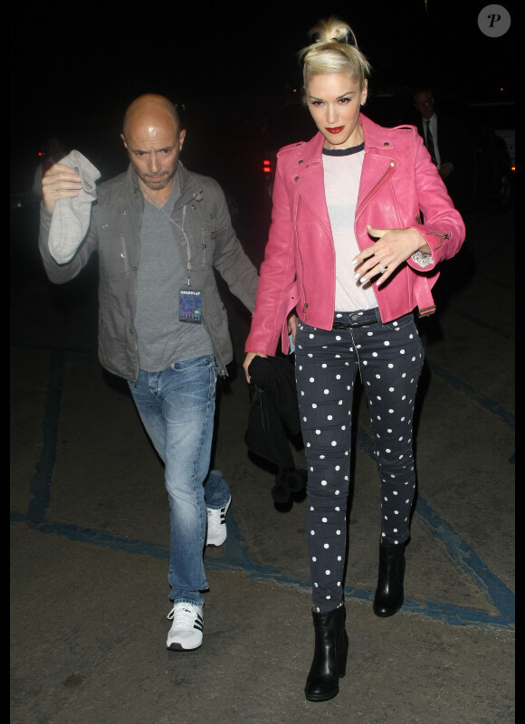 Gwen Stefani se rend au concert de Coldplay au Hollywood Bowl, à Los Angeles, le vendredi 4 mai 2012.