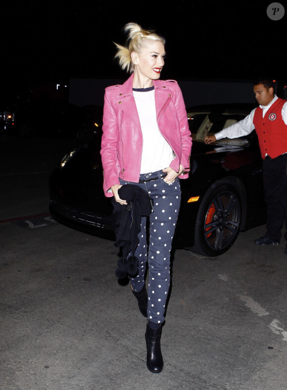 Gwen Stefani se rend au concert de Coldplay au Hollywood Bowl, à Los Angeles, le vendredi 4 mai 2012.