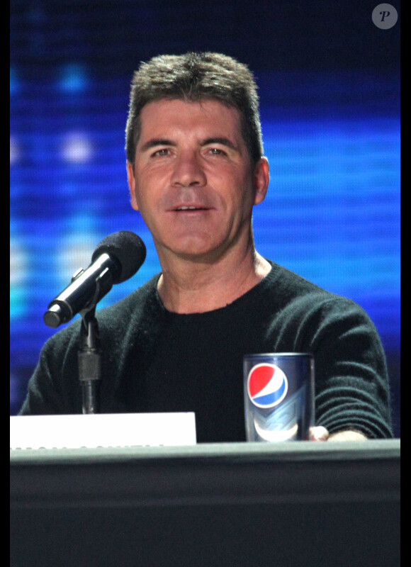Simon Cowell, en décembre 2011 sur le plateau de X Factor.
