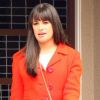 Lea Michele sur le tournage de la fin de saison 3, le 10 mai 2012 à Los Angeles