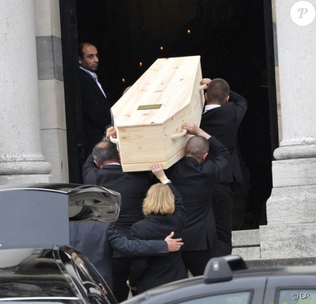 Obsèques d'Eric Charden, le 11 mai 2012, à Paris.