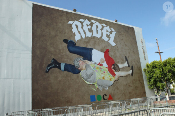 Vernissage de l'exposition Rebel à Los Angeles le 12 mai 2012