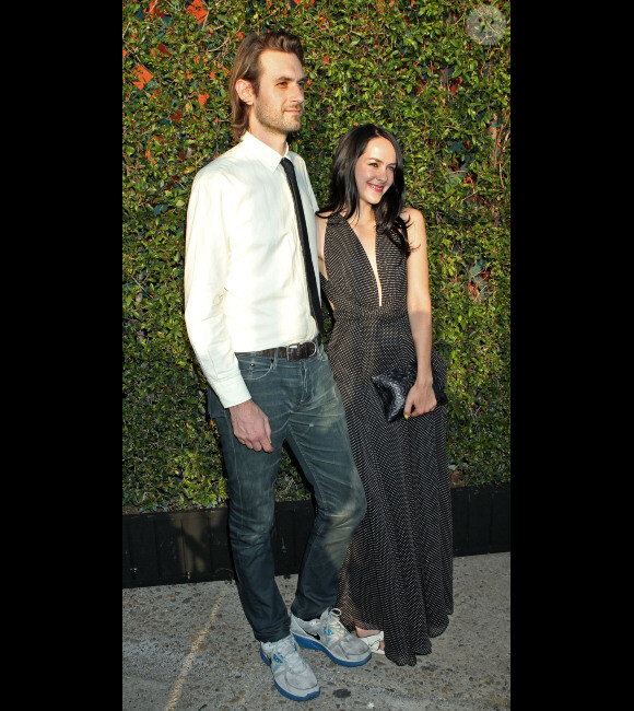 Galen Pehrson et Jena Malone lors du vernissage de l'exposition Rebel à Los Angeles le 12 mai 2012