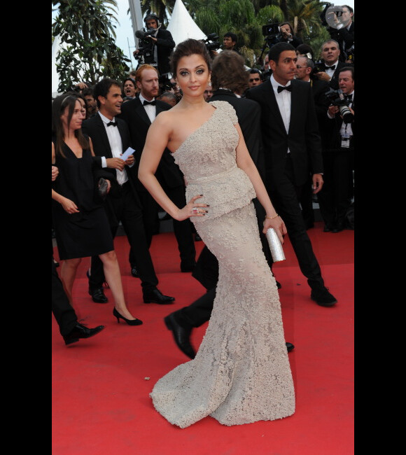 Aishwarya Rai lors du festival de Cannes 2011