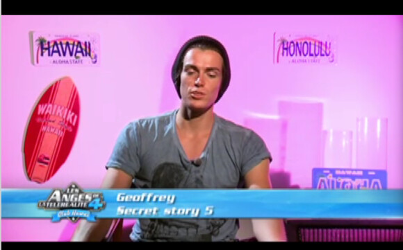 Geoffrey dans Les Anges de la télé-réalité 4 le vendredi 18 mai 2012 sur NRJ 12