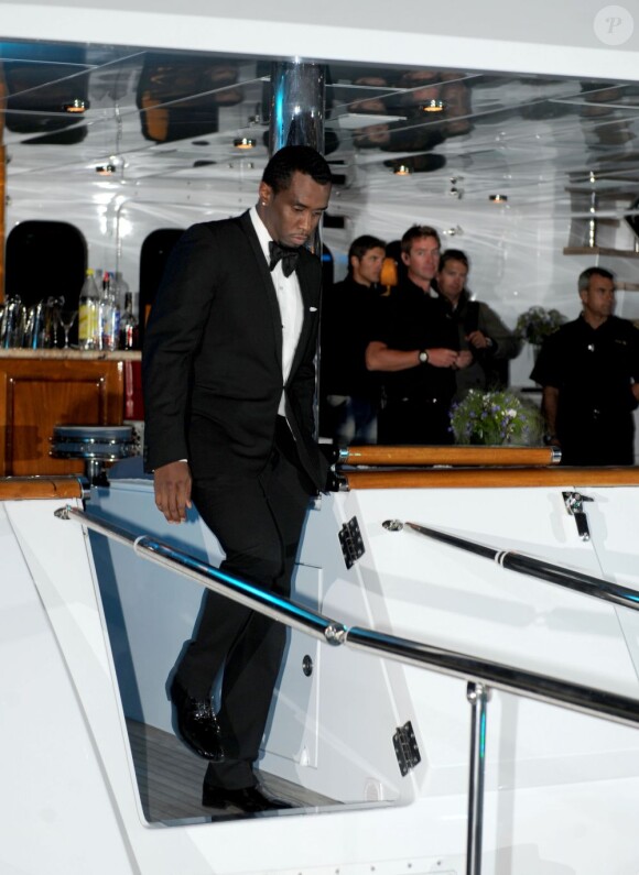 Sphère Party sur le yacht de Denish Rich. Cannes, le 18 mai 2012.