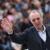 Dario Argento lors du photocall de Dracula 3D, à Cannes le 19 mai 2012