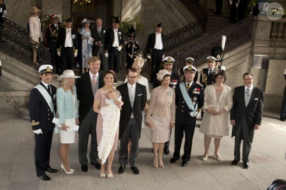 Le baptême de la princesse Estelle a eu lieu au palais royal Drottningholm, à Stockholm, le 22 mai 2012.