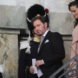 Chris O'Neill, boyfriend de la princesse Madeleine de Suède, et Sofia Hellqvist, compagne du prince Carl Philip de Suède, étaient présents au baptême de la princesse Estelle, au palais royal Drottningholm, à Stockholm, le 22 mai 2012. Une officialisation en bonne et due forme...
