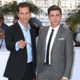 Matthew McConaughey et Zac Efron lors du photocall du film Paperboy au Festival de Cannes le 24 mai 2012