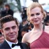 Nicole Kidman et Zac Efron le jeudi 24 mai lors de la montée des marches pour le film Paperboy à Cannes lors du 65e Festival