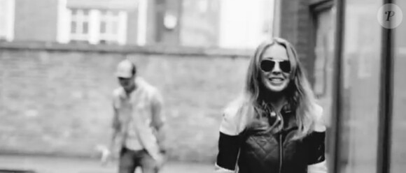 Image extraite du clip Timebomb réalisé par Christian Larson pour Kylie Minogue, mai 2012.