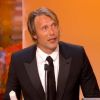 Le Prix d'interprétation masculine revient à Mads Mikkelsen pour La Chasse, lors de la cérémonie de clôture du 65e Festival de Cannes, le dimanche 27 mai 2012.