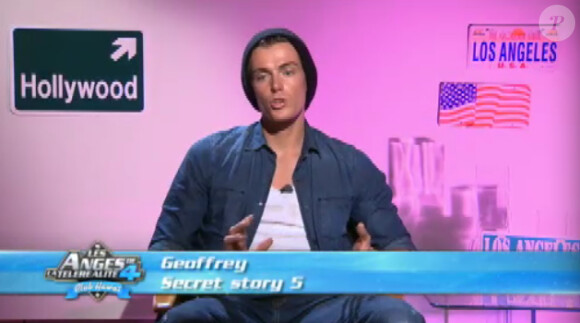 Geoffrey dans Les Anges de la télé-réalité 4 sur NRJ 12 le lundi 28 mai 2012