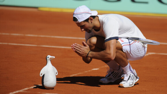 Roland-Garros 2012 : Novak Djokovic délire devant Bob Sinclar et Serena Williams
