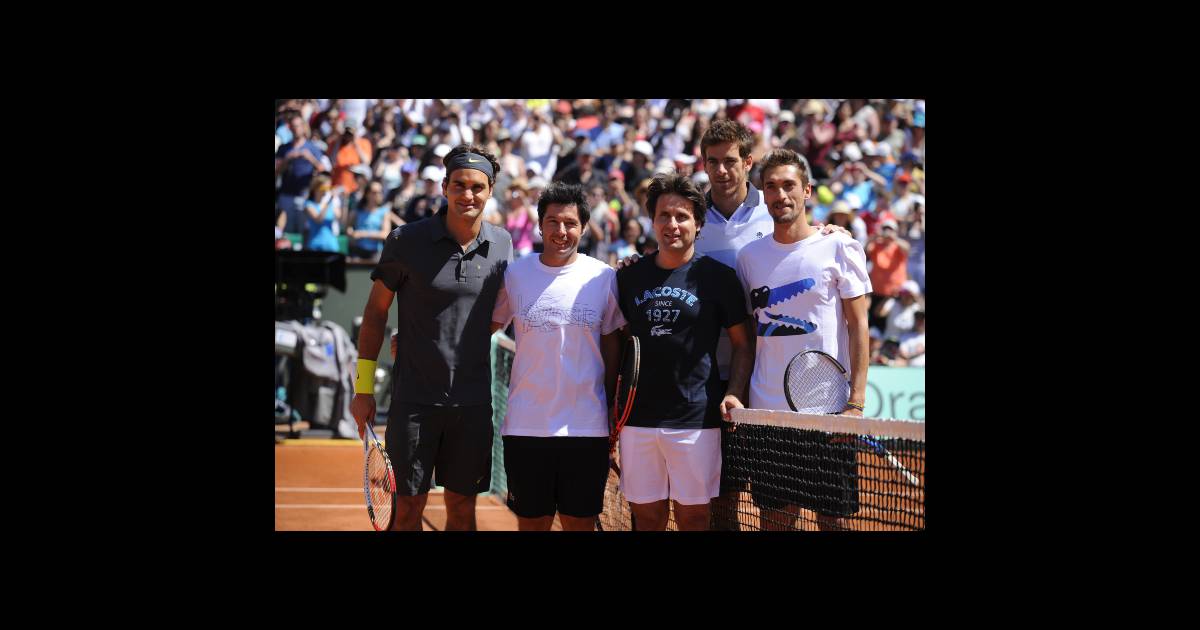 Roger Federer, Sébastien Grosjean, Fabrice Santoro, Nicolas Escudé et