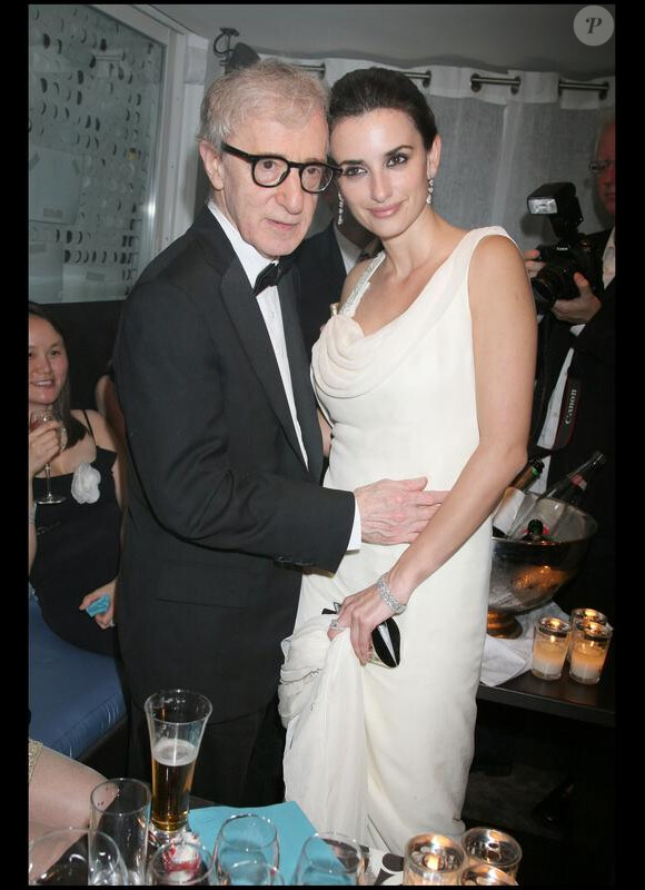 Woody Allen et Penélope Cruz au Festival de Cannes 2008
