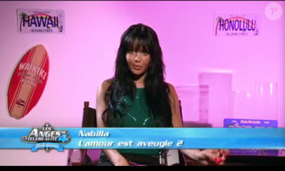 Nabilla dans les Anges de la télé-réalité 4 le vendredi 1er juin 2012 sur NRJ 12