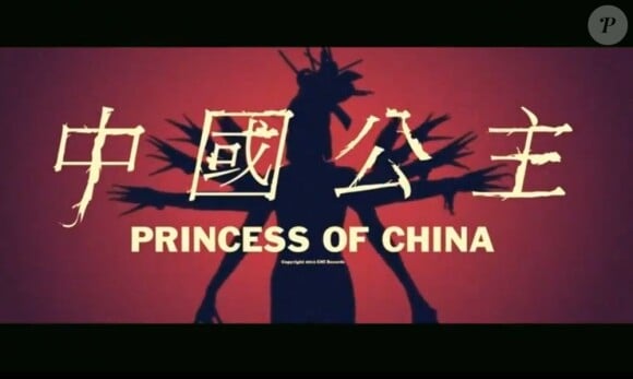 Image extraite du clip Princess of China de Rihanna et Coldplay, juin 2012.