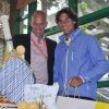 Rafael Nadal, en compagnie de Guy Forget, souffle ses 26 bougies le 3 juin 2012 à Roland-Garros