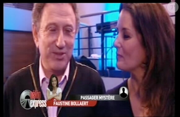 Michel Drucker et Faustine Bollaert dans Pékin Express 2012, mercredi 6 juin 2012 sur M6