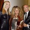 Sarah Marshall, Nathalie Decoster et Jean-Claude Jitrois lors de la remise du 21ème Prix Montblanc des Arts et de la Culture. Paris, le 5 juin 2012.