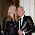 Sarah Marshall et Jean-Claude Jitrois lors de la remise du 21ème Prix Montblanc des Arts et de la Culture. Paris, le 5 juin 2012.