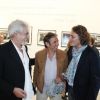Clotilde Courau et Daniel Angeli au vernissage de son exposition Icônes à la galerie Art District à Paris, le 6 juin 2012.