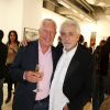 Stéphane Collaro et Daniel Angeli au vernissage de son exposition Icônes à la galerie Art District à Paris, le 6 juin 2012.