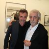 Gilbert Melki et Daniel Angeli au vernissage de son exposition Icônes à la galerie Art District à Paris, le 6 juin 2012.