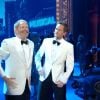 Numéro d'ouverture des 66e Tony Awards par Neil Patrick Harris et Jesse Tyler Ferguson, au Deacon Theatre de New York, le 10 juin 2012.