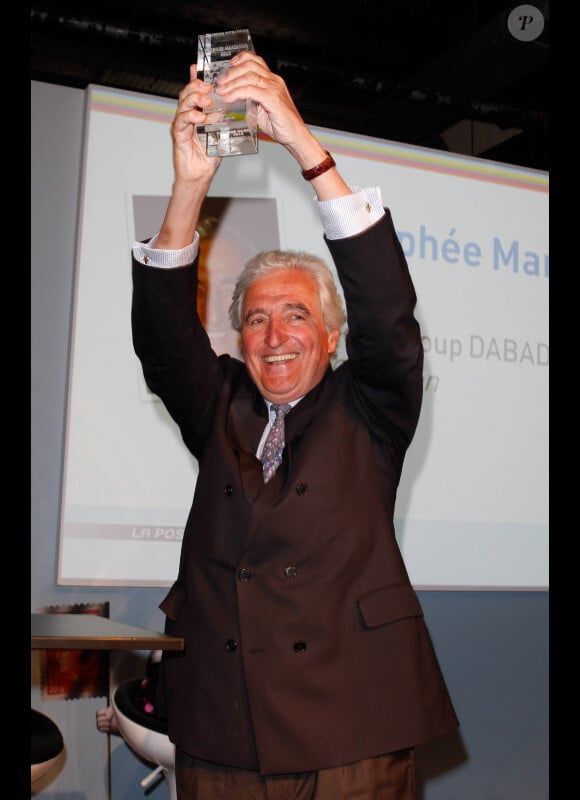 Jean-Loup Dabadie est sacré aux Trophées Marianne, le mercredi 13 juin 2012 au Parc Floral (Paris).