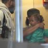 Alicia Keys et son mari Swizz Beatz arrivent à l'aéroport de Los Angeles le 13 juin 2012