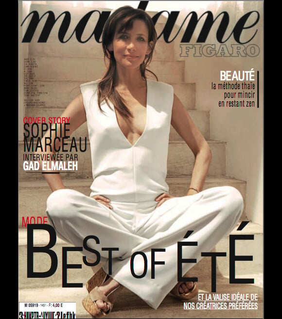 La couverture du magazine Madame Figaro du 15 juin 2012