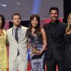 L'équipe d'Amour, gloire et beauté, lors du festival de Télévision de Monte-Carlo, le 14 juin 2012