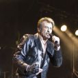 EXCLUSIF : Johnny Hallyday en concert à Genève dans une configuration stade, le 2 juin 2012.