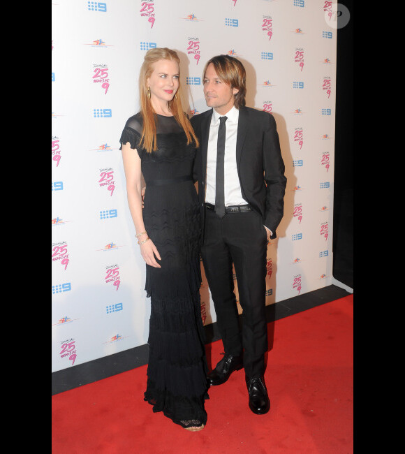 Nicole Kidman et Keith Urban lors du 25e anniversaire de la fondation Richard Wilkins (pour la recherche sur le syndrome de Down) à Sydney le 16 juin 2012