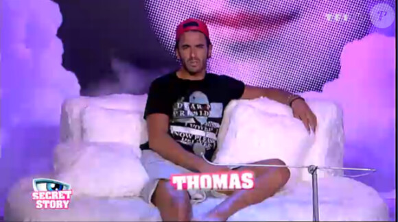 Thomas dans Secret Story 6, lundi 18 juin 2012 sur TF1