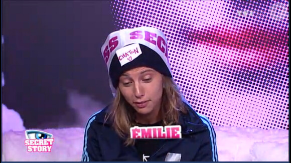 Emilie dans la quotidienne de Secret Story 6, mercredi 20 juin 2012 sur TF1