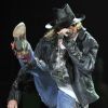 Axl Rose lors d'un concert à Londres avec les Guns N'Roses le 29 mai 2012