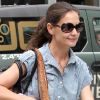 Katie Holmes sort de son domicile à New York. Le 25 juin 2012.