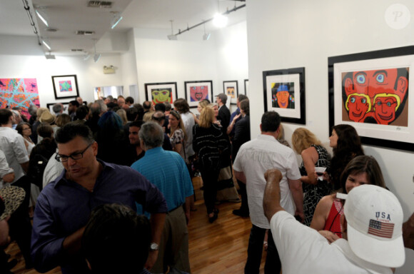 Vernissage de l'exposition Ringo Starr à la Pop International Galleries de New York, le 25 juin 2012.