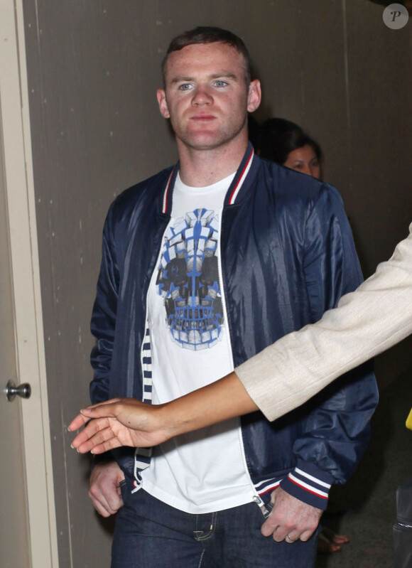 Wayne Rooney à son arrivée à Los Angeles le mardi 26 juin 2012