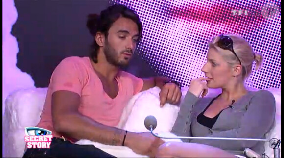 Thomas et Nadège dans la quotidienne de Secret Story 6 le jeudi 28 juin 2012 sur TF1