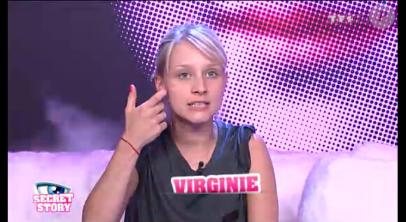 Virginie dans la quotidienne de Secret Story 6 le jeudi 28 juin 2012 sur TF1