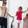 Jennifer Garner et ses filles Violet et Seraphina, le 2 juillet 2012 à Los Angeles
