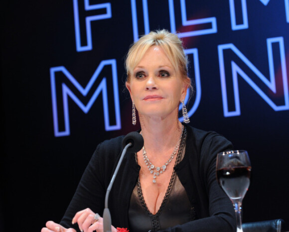 Melanie Griffith honorée au festival de Munich, le 3 juillet 2012.