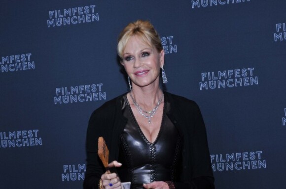Melanie Griffith honorée au festival de Munich, le 3 juillet 2012.